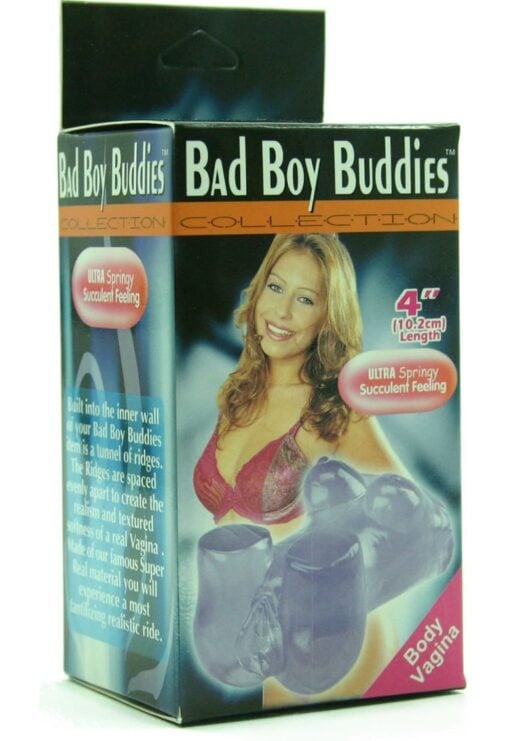 BAD BOY BUDDIES BODY VAGINA 4 INCH PURPLE