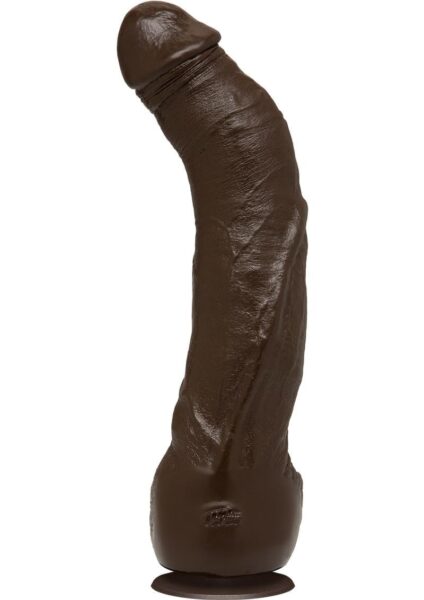 Black Thunder Realistic Cock 12 Inch Brown