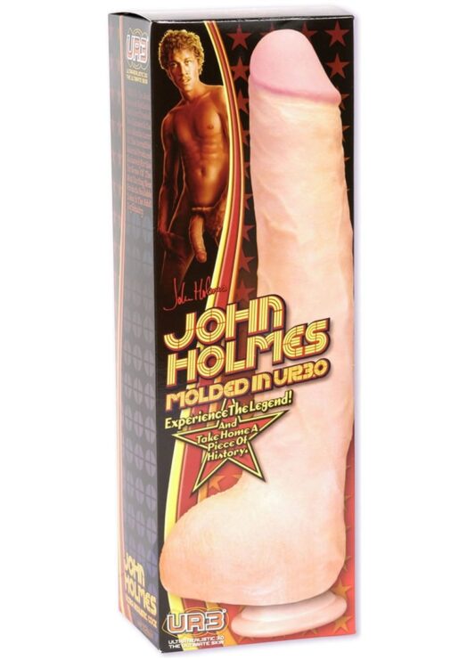 John Holmes Realistic Cock 12 Inch Flesh