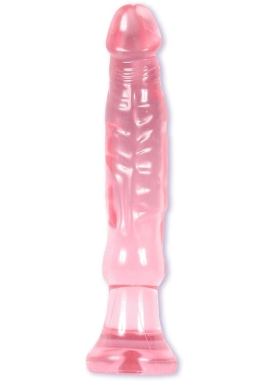 Crystal Jellies Anal Starter Sil A Gel 6 Inch Pink