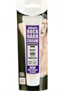 Julians Rock Hard Cream Desensitizing Cream 1.5 Ounce