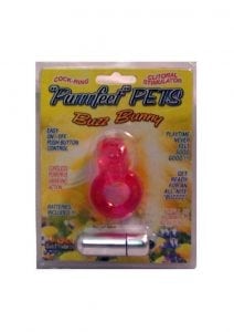 Purrrfect Pets Buzz Bunny Stimulator With Vibrating Bullet Magenta