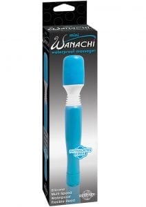 Mini Wananchi Silicone Massager Waterproof  8.25 Inch Blue