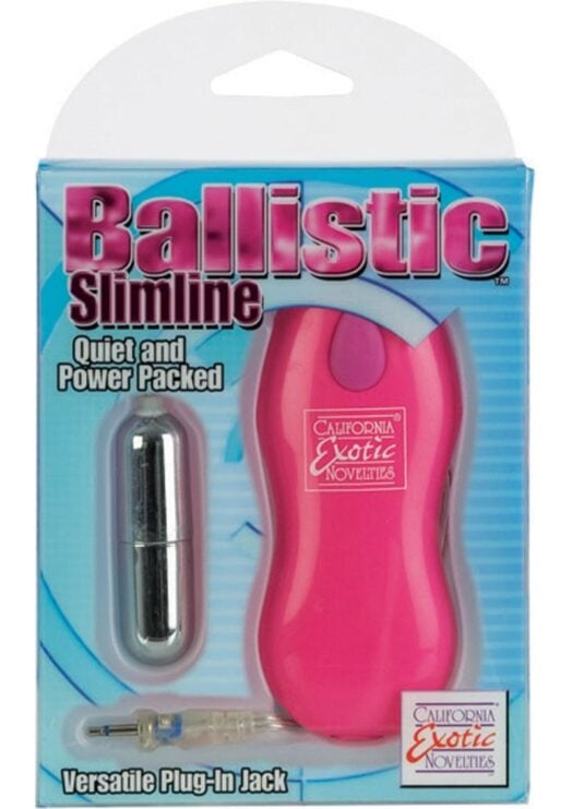 Ballistic Slimline Bullet With Versatile Plug In Jack 2 Speed Remote 2.2 Inch Pink