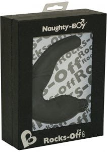 Naughty Boy Silicone Vibrator Sexy Black