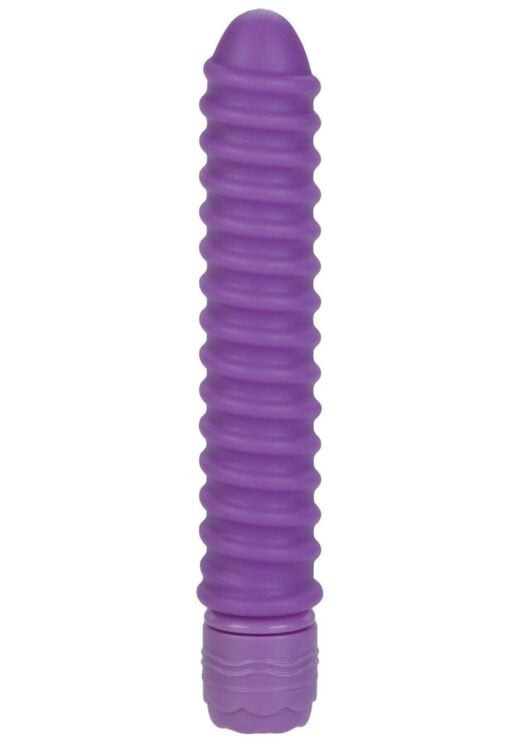 SHANES WORLD SORORITY SCREW VIBE SILICONE 5 INCH PURPLE