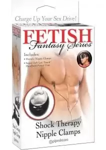 Fetish Fantasy Shock Therapy Nipple Clamps Black
