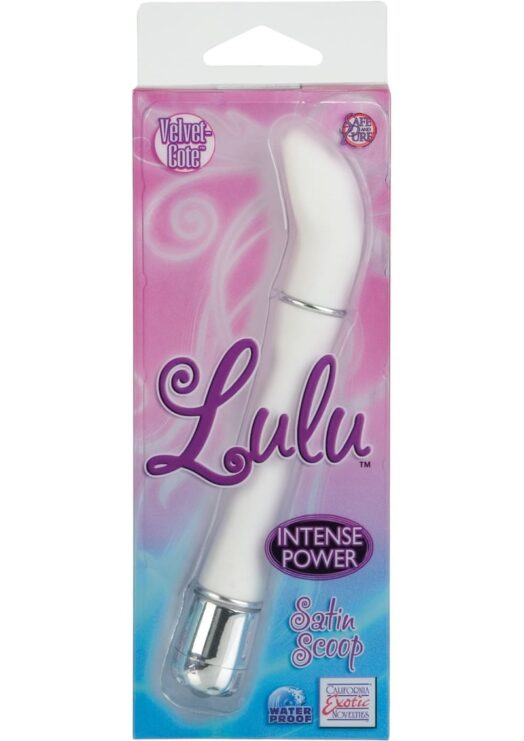 LULU SATIN SCOOP VIBE 8 INCH WHITE