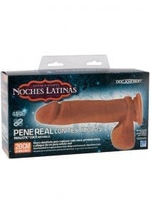 Noches Latinas Latin Nights Realistic Cock With Balls 8 Inch Flesh