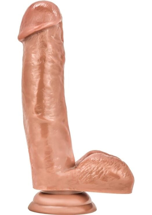 Loverboy The Kingpin Realistic Dildo Brown 7 Inch