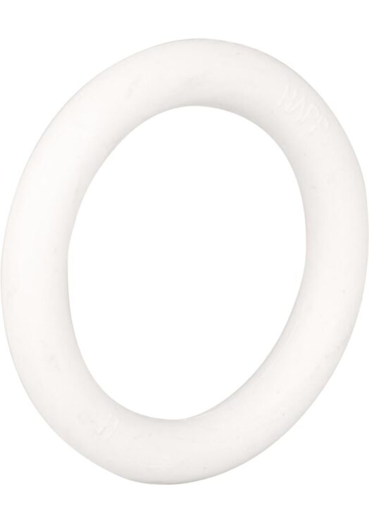 Rubber Cock Ring Small 1.75 Inch Diameter White