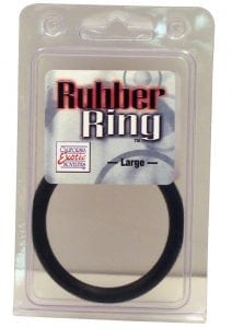 Rubber Cock Ring Large 2.5 Inch Diameter Black
