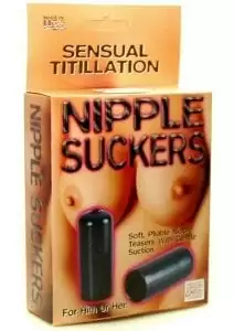 Nipple Sucker for Him or Her Black
