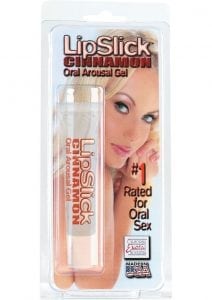 Lip Slick Oral Arousal Gel Cinnamon .5 Ounce