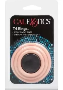 Tri Rings Natural Cock Ring Set Flesh