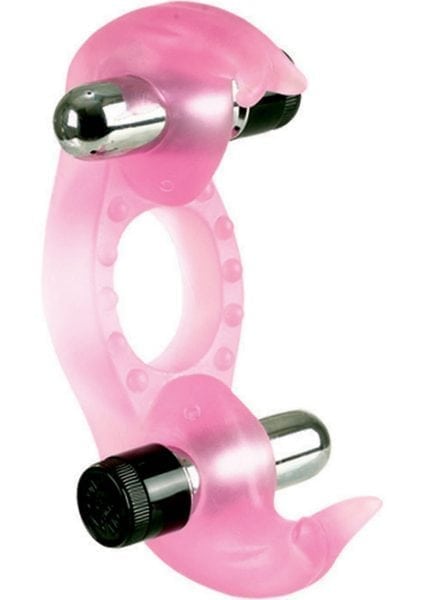 Triple Orgasms Erection Enhancer With Dual Micro Stimulators Pink