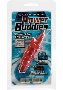 Waterproof Power Buddies With Silicone Sleeve Red Toungue