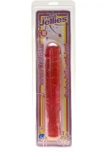 Crystal Jellies Realistic Sil A Gel 10 Inch Pink