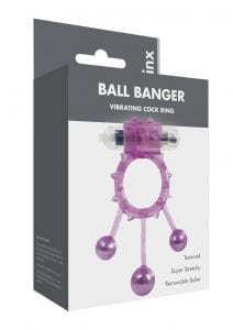 Linx Ball Banger Cock Ring Purple Os