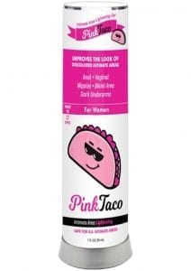 Pink Taco Intimate Lightening Gel 1 Ounce Bottle