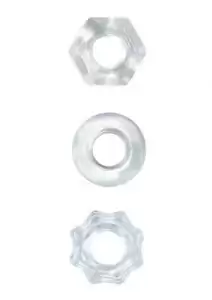 Renegade Chubbies Clear 3 Rings Per Pack