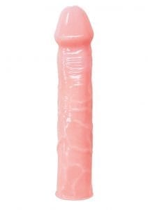 The 9`s Toppers Penis Extension Sleeve Waterproof Natural Adds 3 Inches