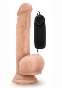 Dr. Skin Dr. Jay Wired Remote Control Vibrating Realistic Cock With Suction Cup Waterproof Vanilla 8.75 Inch