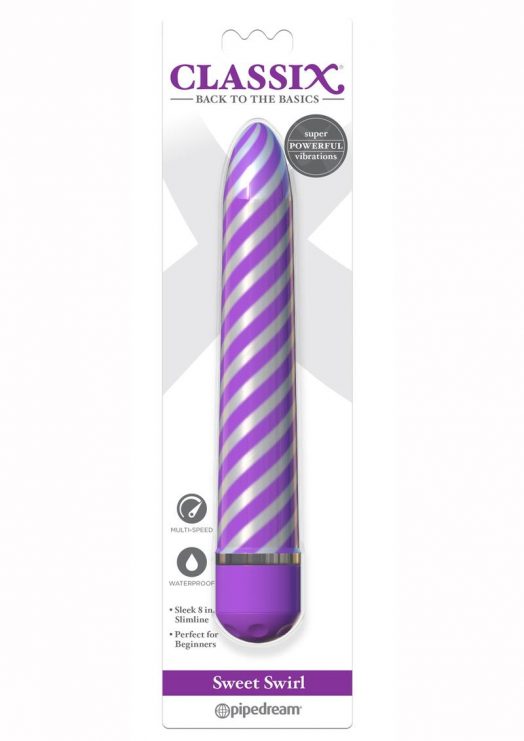 Sweet Swirl Vibrator Purple