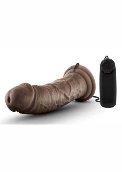 Dr Skin Dr Joe Vibe Cock W/suction Choc