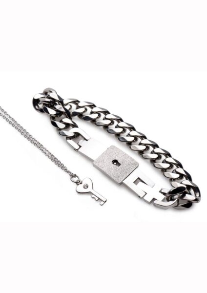 Ms Chained Locking Bracelet W/ Neck Key