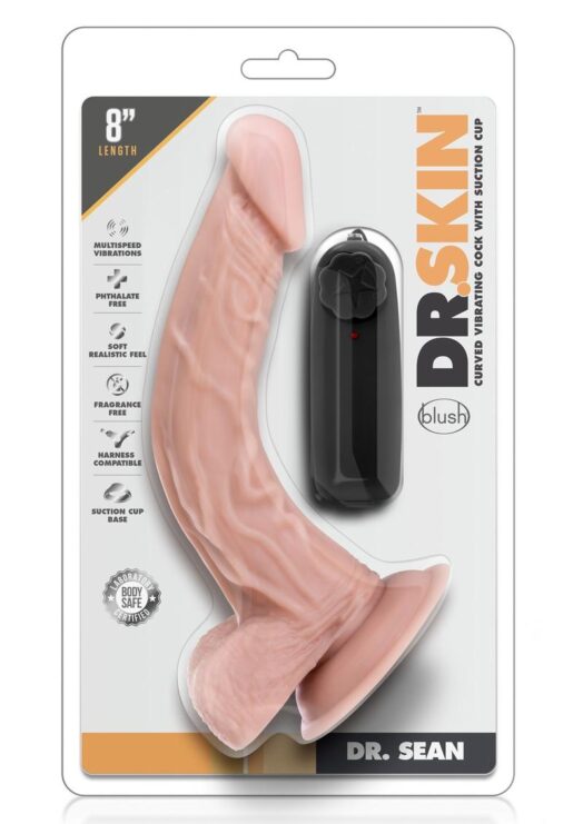 Dr Skin Dr Sean Vibe Cock W/suction Van