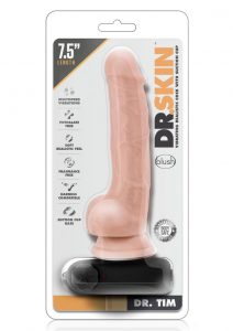 Dr Skin Dr Tim Vibe Cock W/suction Vanil