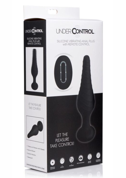 Under Control Vibe Anal Plug W/ Remote