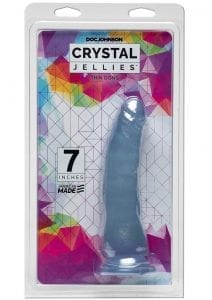 Crystal Jellies Thin Dong 7 Non Vibrating Clear