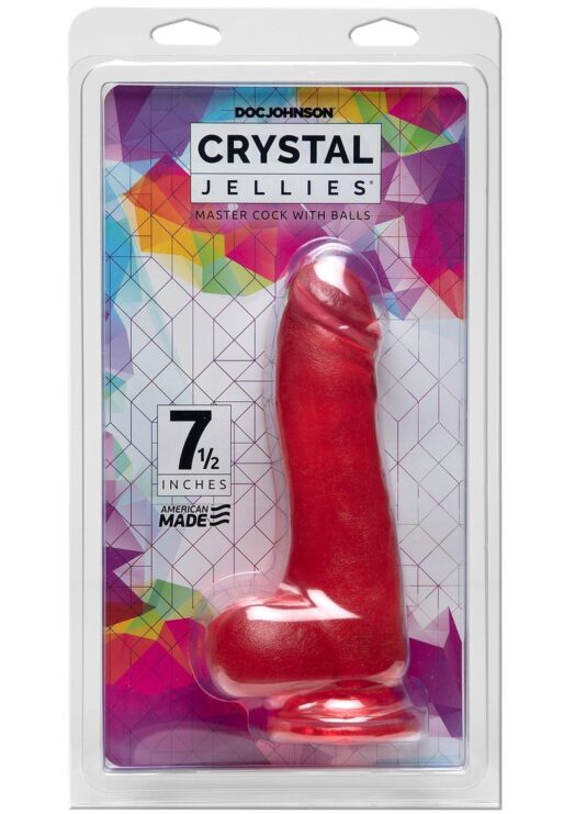 Crystal Jellies Master Cock 7.5 Pink