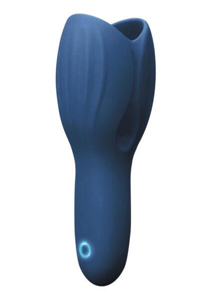 Renegade Head Unit Blue Male Masturbator Rechargeable Vibrating