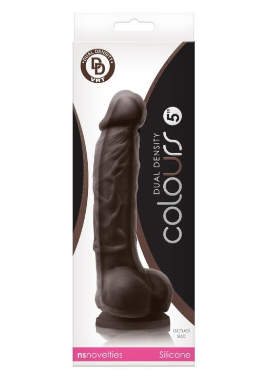 Colours Dual Density 5 Dildo Non Vibrating Black