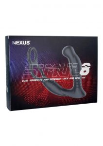 Simul8 Prostat Vibe Anal Cock and Ball Toy  Silicone Rechargeable Waterproof
