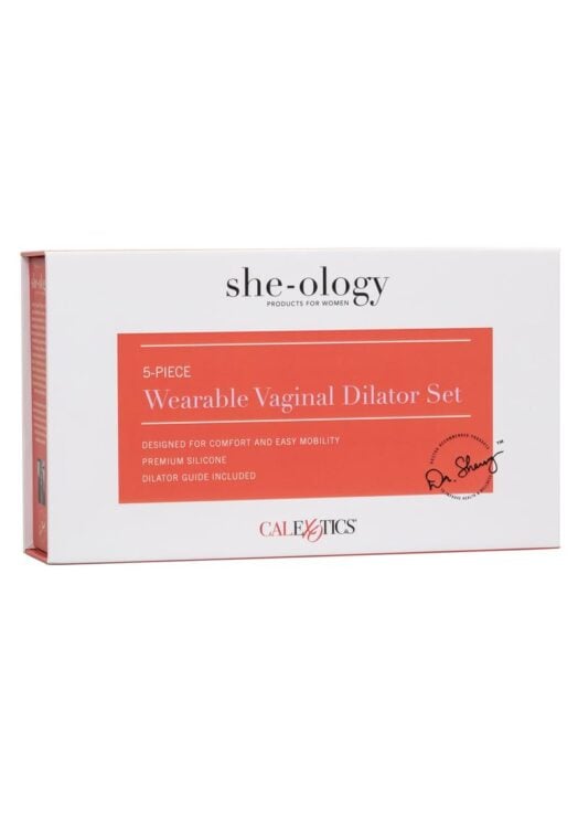 She-ology Wearable Vaginal Dialator 5pc Set Silicone Waterproof