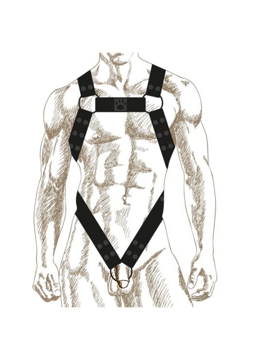 Prowler Red Noir Body Harness Blk Xl