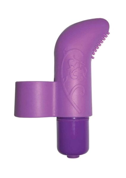 S-Finger Vibe Silicone G-Spot Vibrator Purple