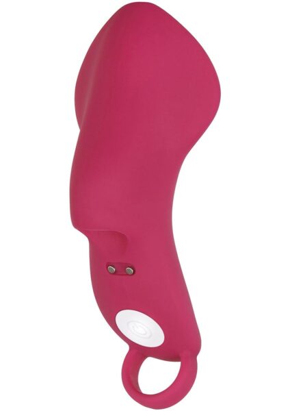 Frisky Finger Multi Speed Vibrator Rechargeable Waterproof Burgundy