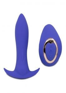 Sensuelle Power Plug Remote Control Anal Plug Rechargeable Waterproof  Vibrating Purple