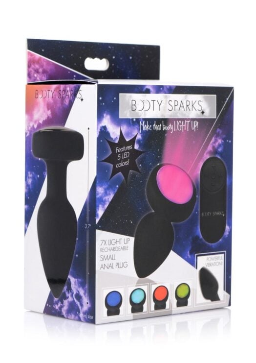 Booty Sparks Silicone Vibe Led Plug Sm