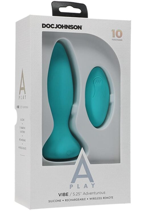 A-play Vibe Advent Plug W/remote Teal