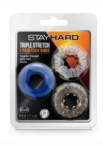 Stay Hard Triple Stretch 3pk Crings