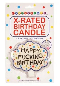 X-rated Birthday Candle