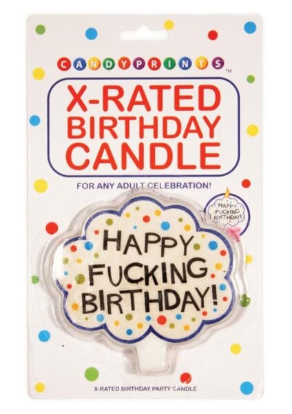 X-rated Birthday Candle