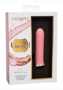 Uncorked Rosé Silicone Rechargeable Massager - Pink