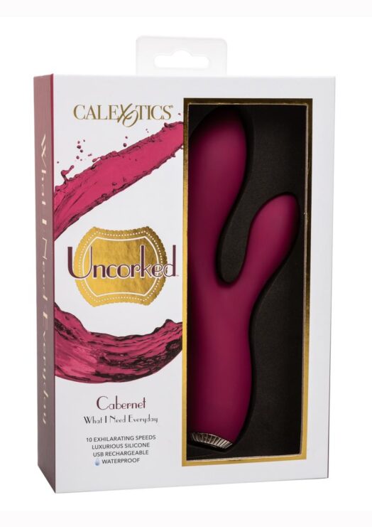 Uncorked Cabernet Silicone Rechargeable Massager - Pink